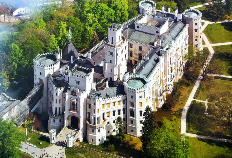 Luftaufnahme Schloss